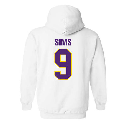 WIU - NCAA Baseball : Cole Sims - Classic Shersey Hooded Sweatshirt-1
