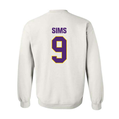 WIU - NCAA Baseball : Cole Sims - Classic Shersey Crewneck Sweatshirt-1