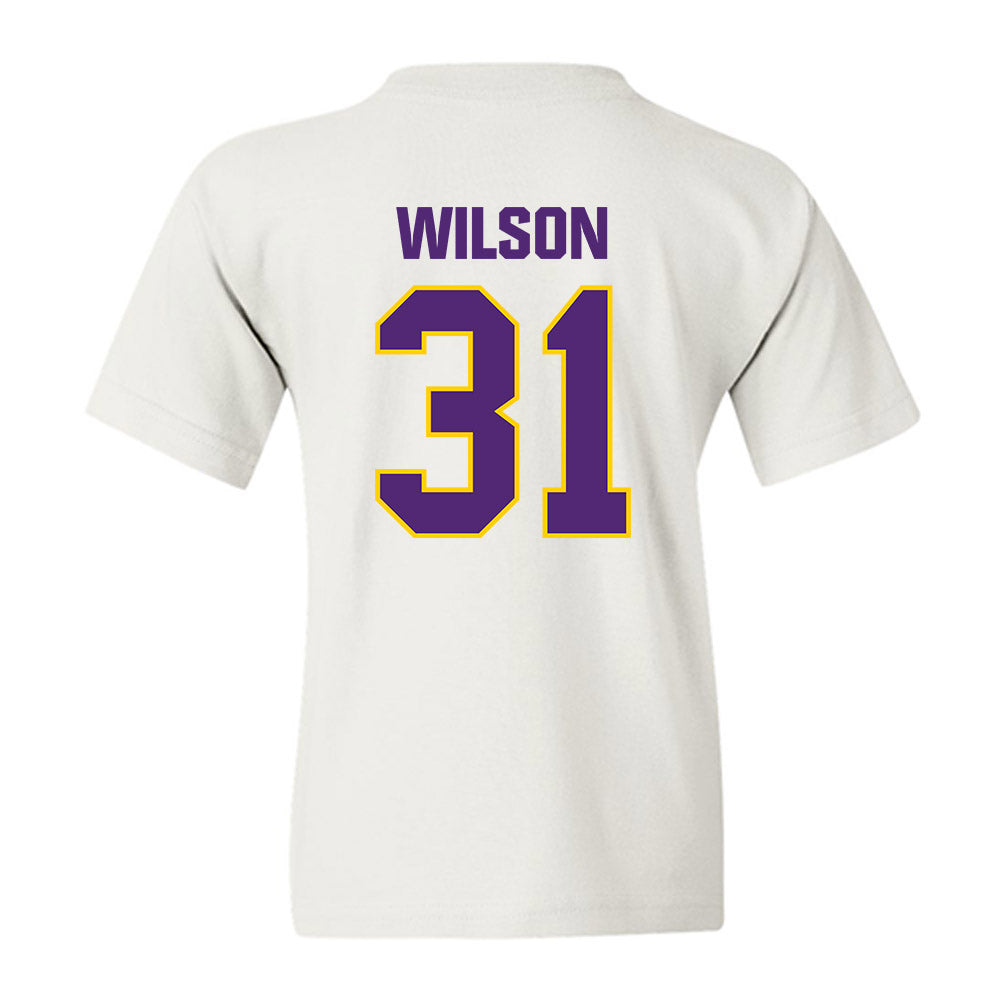 WIU - NCAA Football : Cordell Wilson - Classic Shersey Youth T-Shirt-1