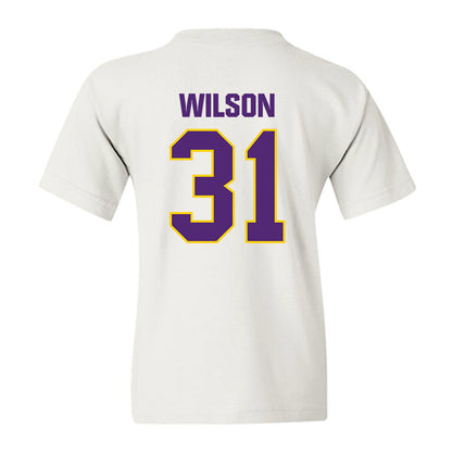 WIU - NCAA Football : Cordell Wilson - Classic Shersey Youth T-Shirt-1