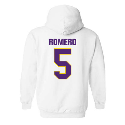 WIU - NCAA Baseball : Breck Romero - Classic Shersey Hooded Sweatshirt-1