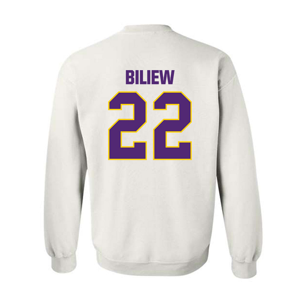 WIU - NCAA Men's Basketball : Goanar Biliew - Classic Shersey Crewneck Sweatshirt-1