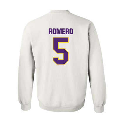 WIU - NCAA Baseball : Breck Romero - Classic Shersey Crewneck Sweatshirt-1