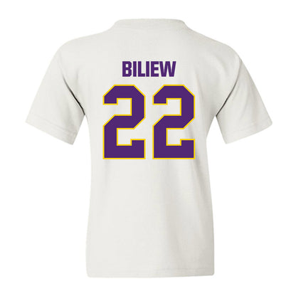 WIU - NCAA Men's Basketball : Goanar Biliew - Classic Shersey Youth T-Shirt-1
