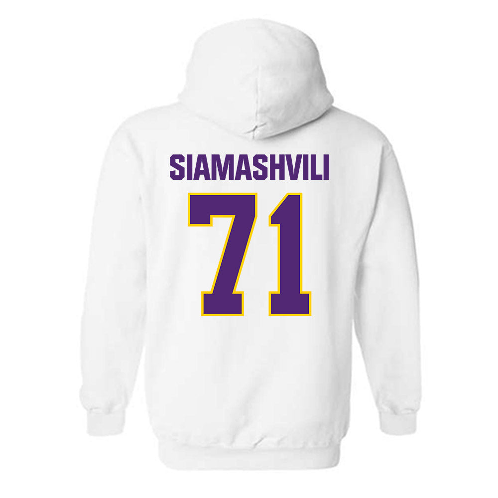 WIU - NCAA Football : Luca Siamashvili - Classic Shersey Hooded Sweatshirt-1
