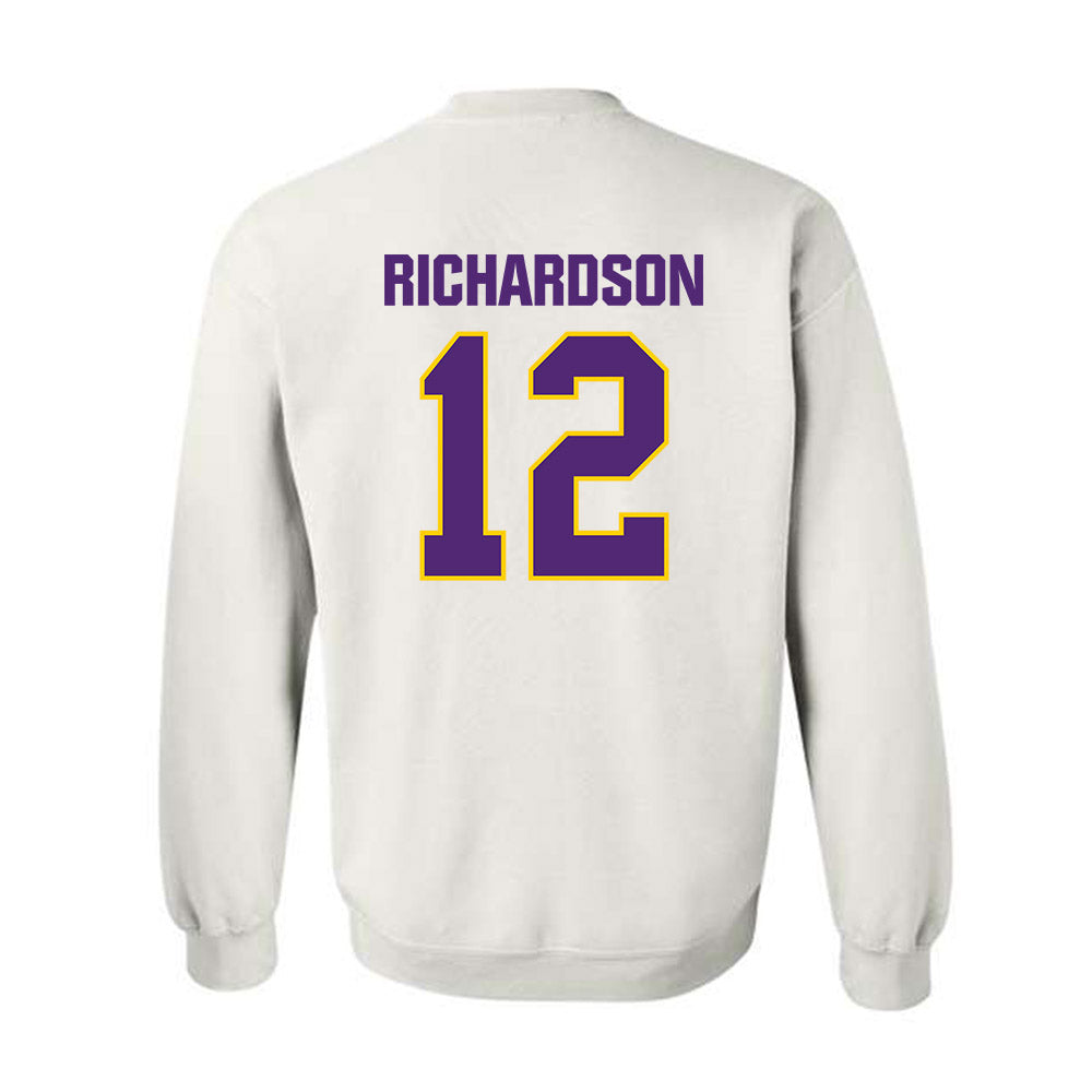 WIU - NCAA Football : Justin Richardson - Classic Shersey Crewneck Sweatshirt-1