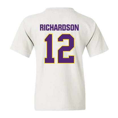 WIU - NCAA Football : Justin Richardson - Classic Shersey Youth T-Shirt-1