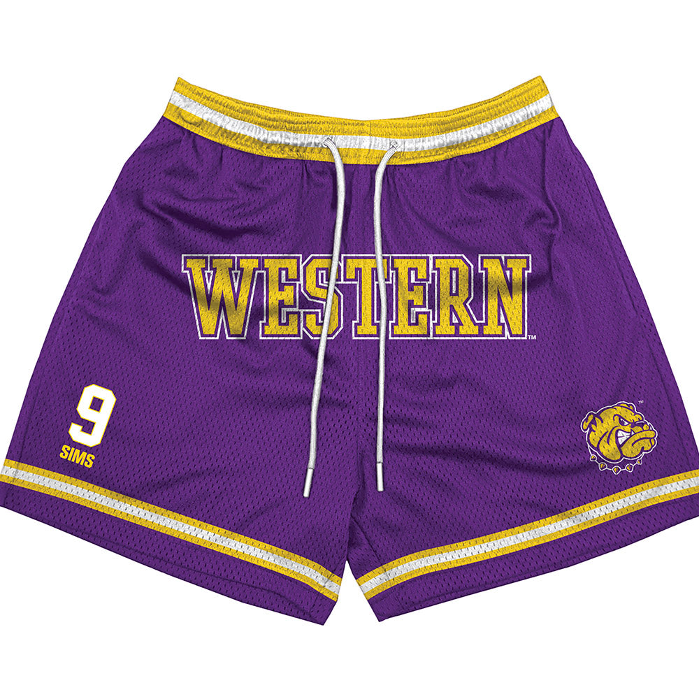 WIU - NCAA Baseball : Cole Sims - Shorts-0