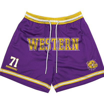 WIU - NCAA Football : Luca Siamashvili - Shorts-0