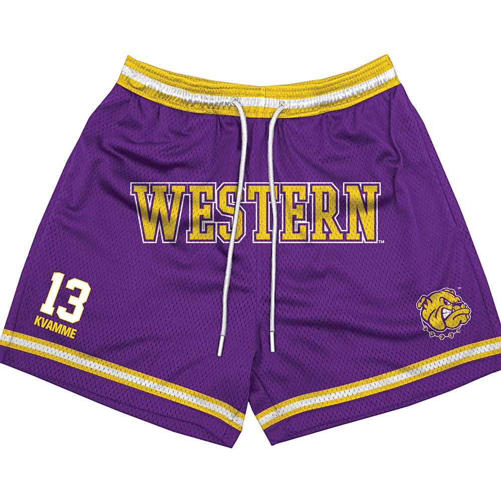 WIU - NCAA Men's Basketball : Makai Kvamme - Shorts-0