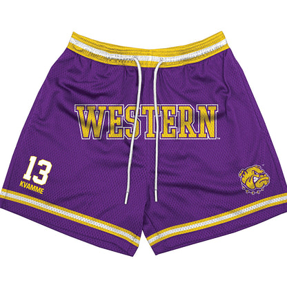WIU - NCAA Men's Basketball : Makai Kvamme - Shorts-0