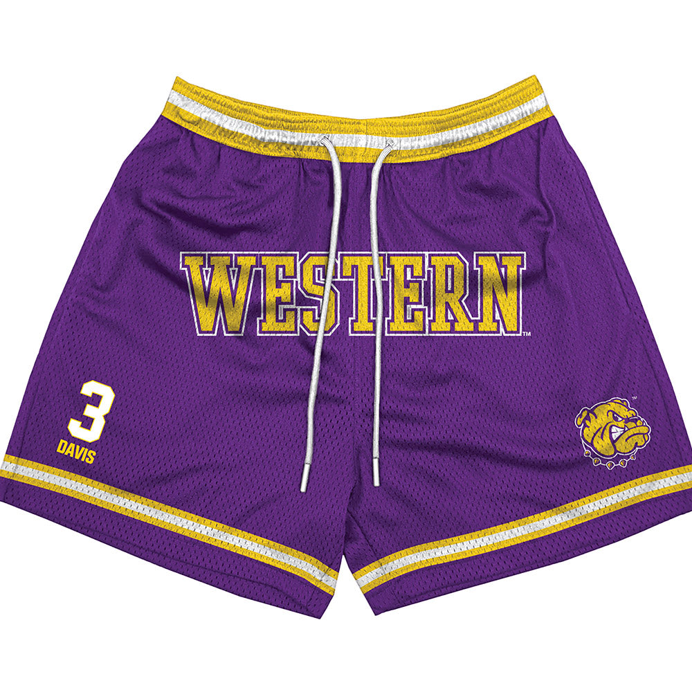 WIU - NCAA Football : Demari Davis - Shorts-0