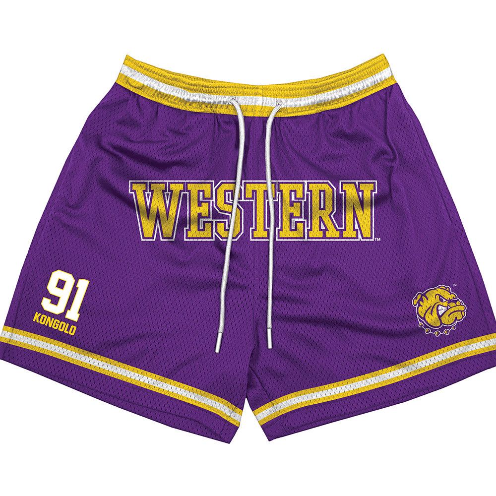 WIU - NCAA Football : Elijah Kongolo - Shorts-0