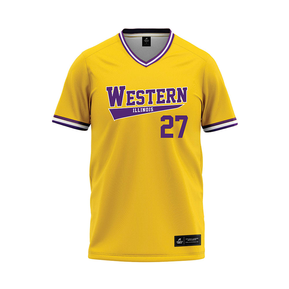 WIU - NCAA Baseball : Isaiah Monge - Baseball Jersey-0