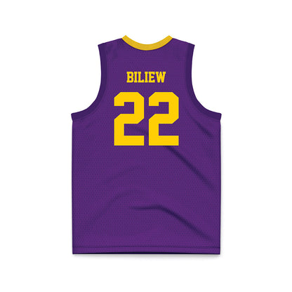 WIU - NCAA Men's Basketball : Goanar Biliew - Basketball Jersey-1
