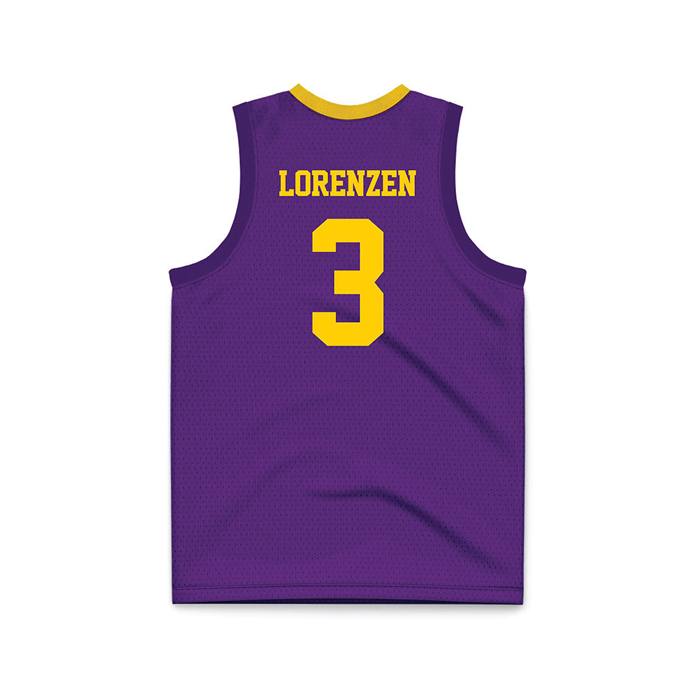 WIU - NCAA Men's Basketball : Lucas Lorenzen - Basketball Jersey-1