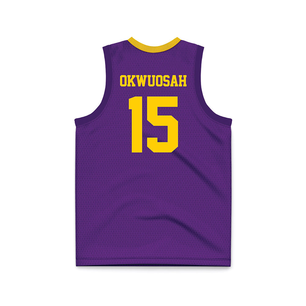 WIU - NCAA Men's Basketball : Francis Okwuosah - Basketball Jersey-1