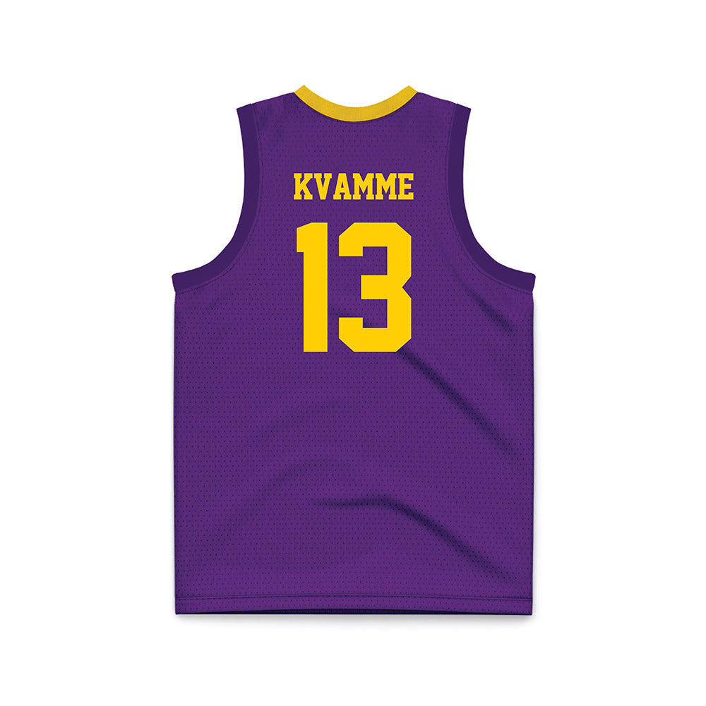 WIU - NCAA Men's Basketball : Makai Kvamme - Basketball Jersey-1