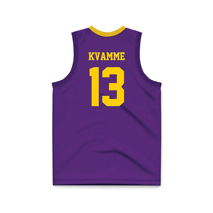 WIU - NCAA Men's Basketball : Makai Kvamme - Basketball Jersey-1