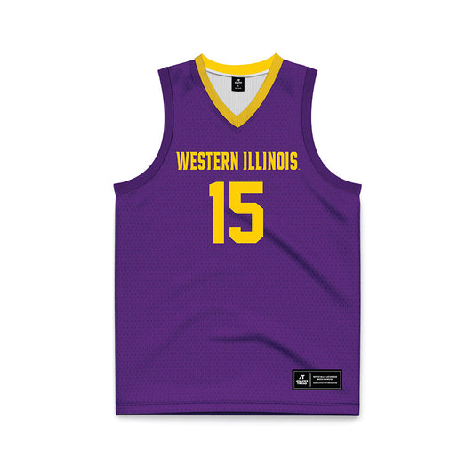WIU - NCAA Men's Basketball : Francis Okwuosah - Basketball Jersey-0