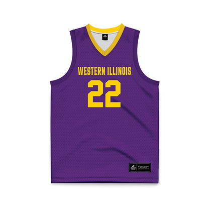 WIU - NCAA Men's Basketball : Goanar Biliew - Basketball Jersey-0