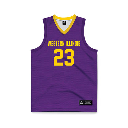 WIU - NCAA Men's Basketball : Danny Stephens - Basketball Jersey-0