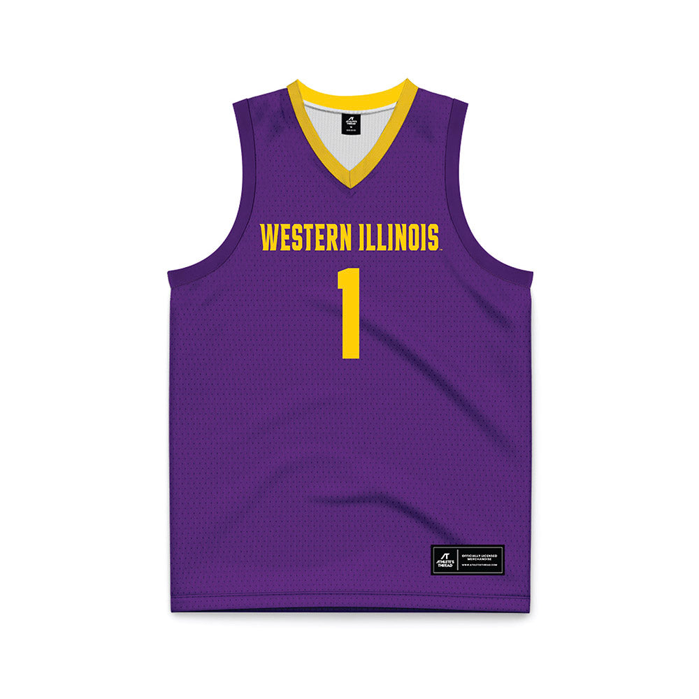 WIU - NCAA Men's Basketball : Jack Riley - Basketball Jersey-0
