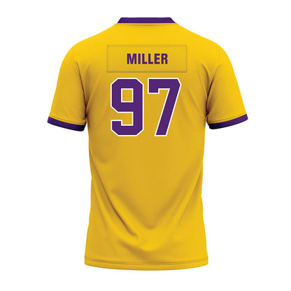 WIU - NCAA Football : Payne Miller - Gold Premium Football Jersey-1