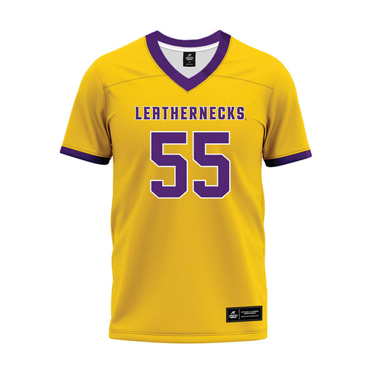 WIU - NCAA Football : Jace Miller - Gold Premium Football Jersey-0