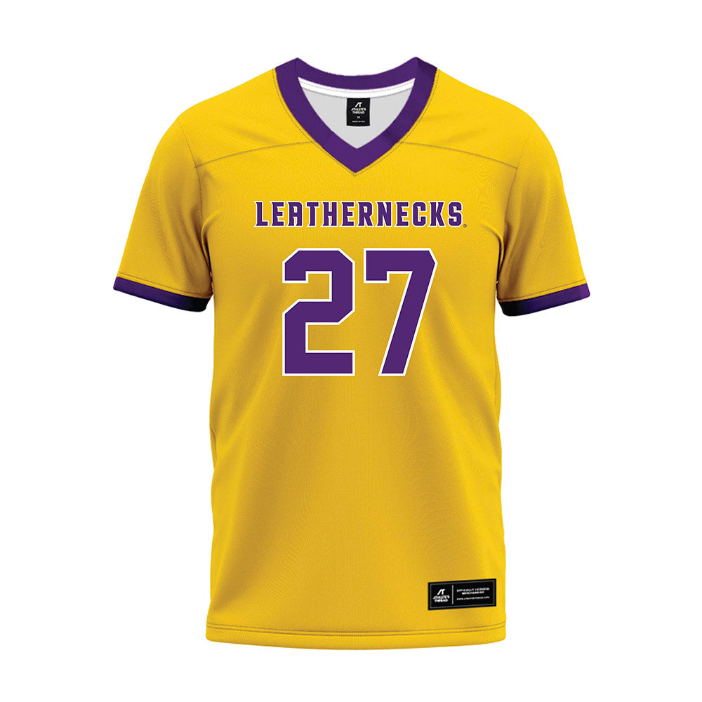 WIU - NCAA Football : Harlon May - Gold Premium Football Jersey-0