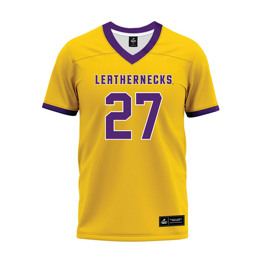 WIU - NCAA Football : Harlon May - Gold Premium Football Jersey-0