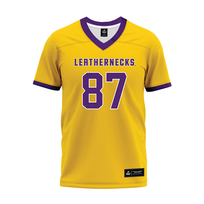 WIU - NCAA Football : Joshua Nieves - Gold Premium Football Jersey-0