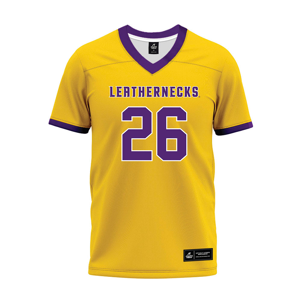 WIU - NCAA Football : Tyrese Buffkin - Gold Premium Football Jersey-0