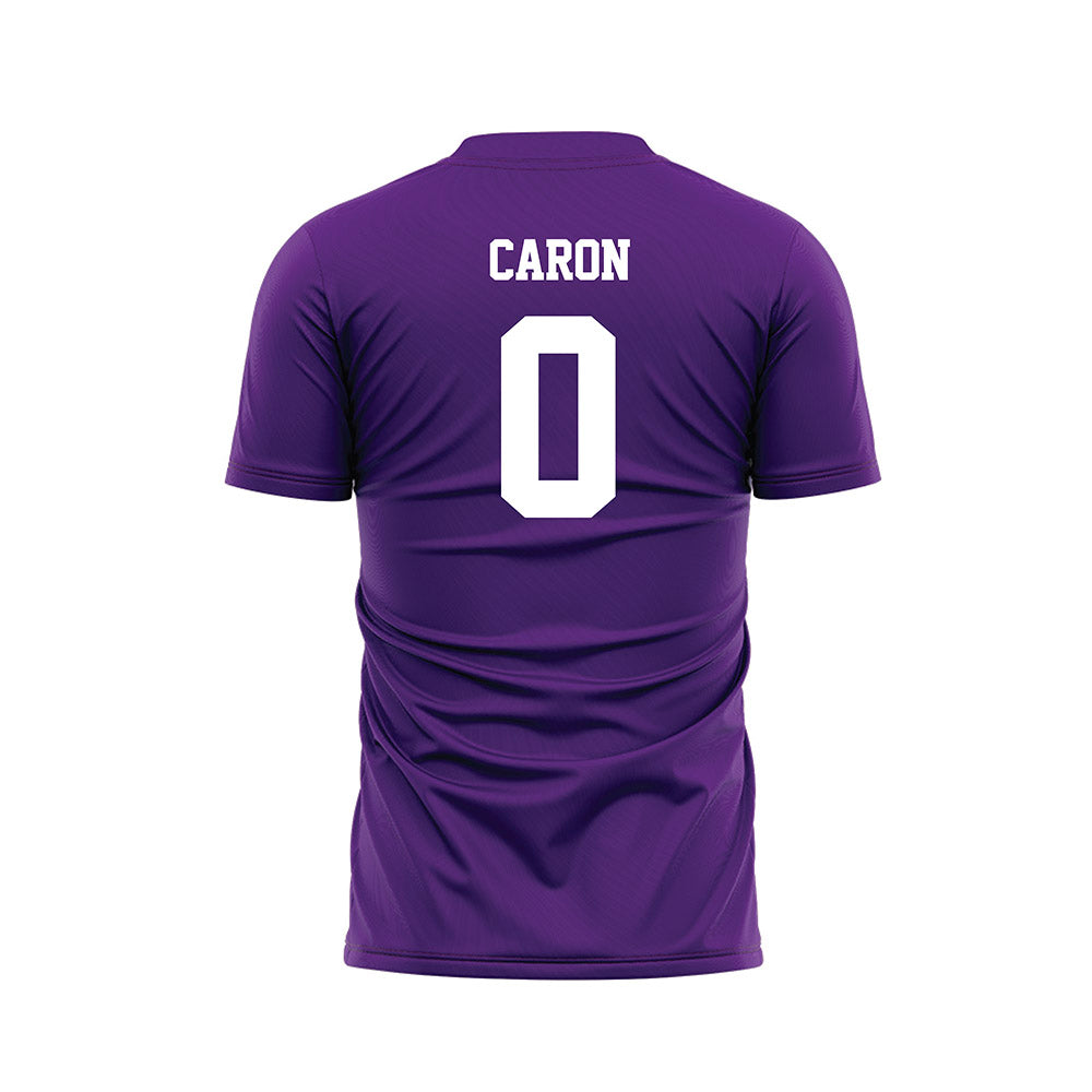 WIU - NCAA Women's Soccer : Mahe-Lee Caron - Purple Soccer Jersey-1