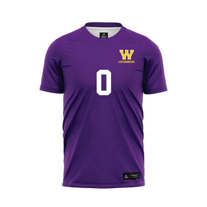 WIU - NCAA Women's Soccer : Mahe-Lee Caron - Purple Soccer Jersey-0