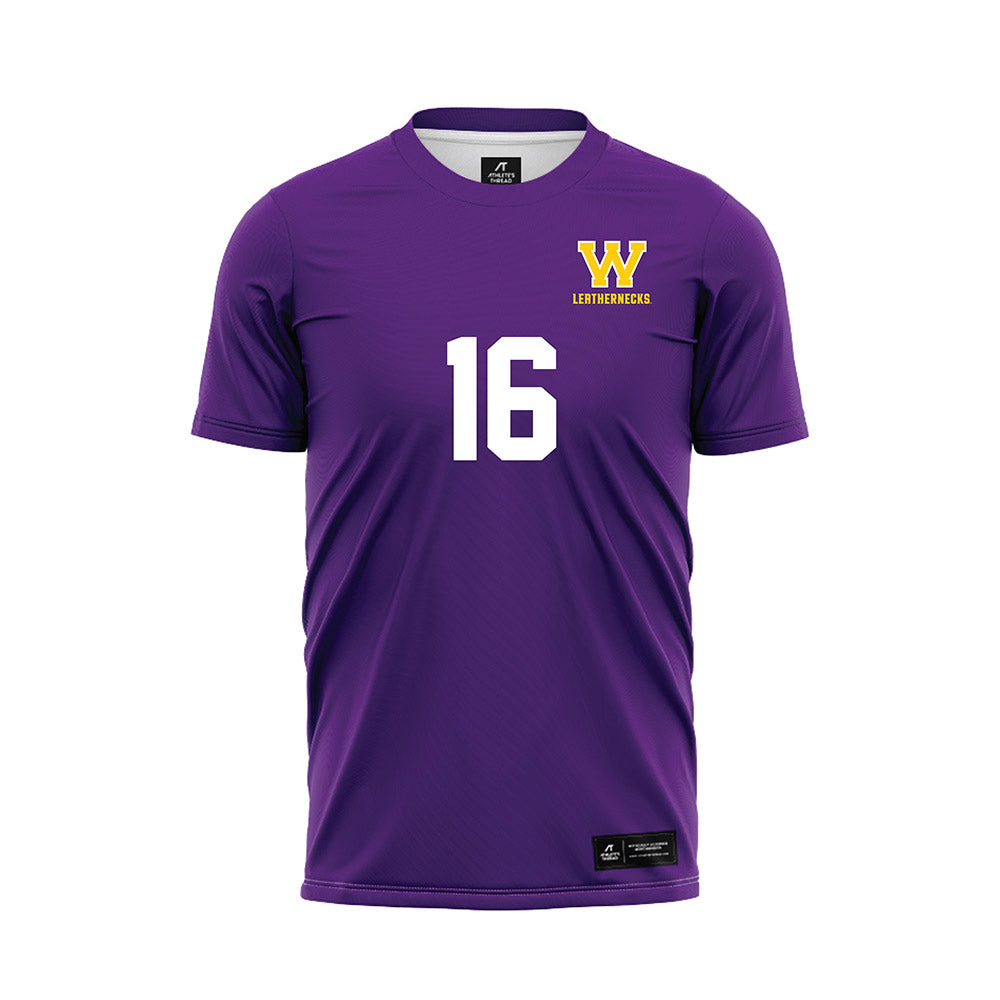 WIU - NCAA Women's Soccer : Abigail Schilling - Purple Soccer Jersey-0