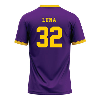 WIU - NCAA Softball : Maria Luna - Purple Jersey-1