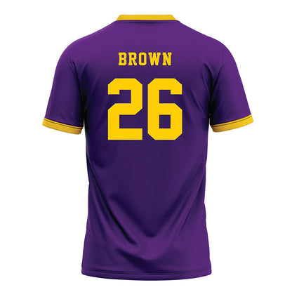 WIU - NCAA Softball : Payton Brown - Purple Jersey-1