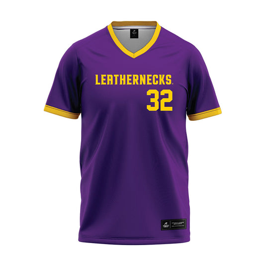 WIU - NCAA Softball : Maria Luna - Purple Jersey-0