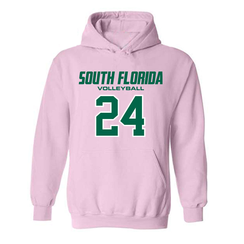 USF - NCAA Women's Volleyball : Jazi Vandenburgh - Hooded Sweatshirt-0