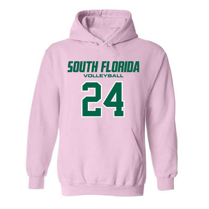 USF - NCAA Women's Volleyball : Jazi Vandenburgh - Hooded Sweatshirt-0