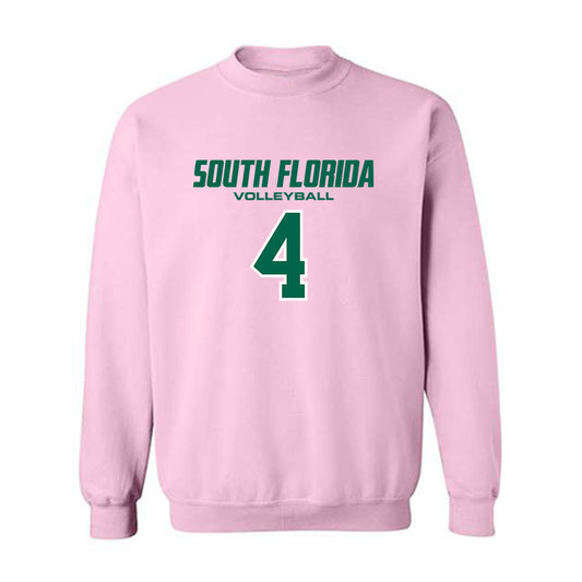 USF - NCAA Women's Volleyball : Caroline Dykes - Crewneck Sweatshirt-0