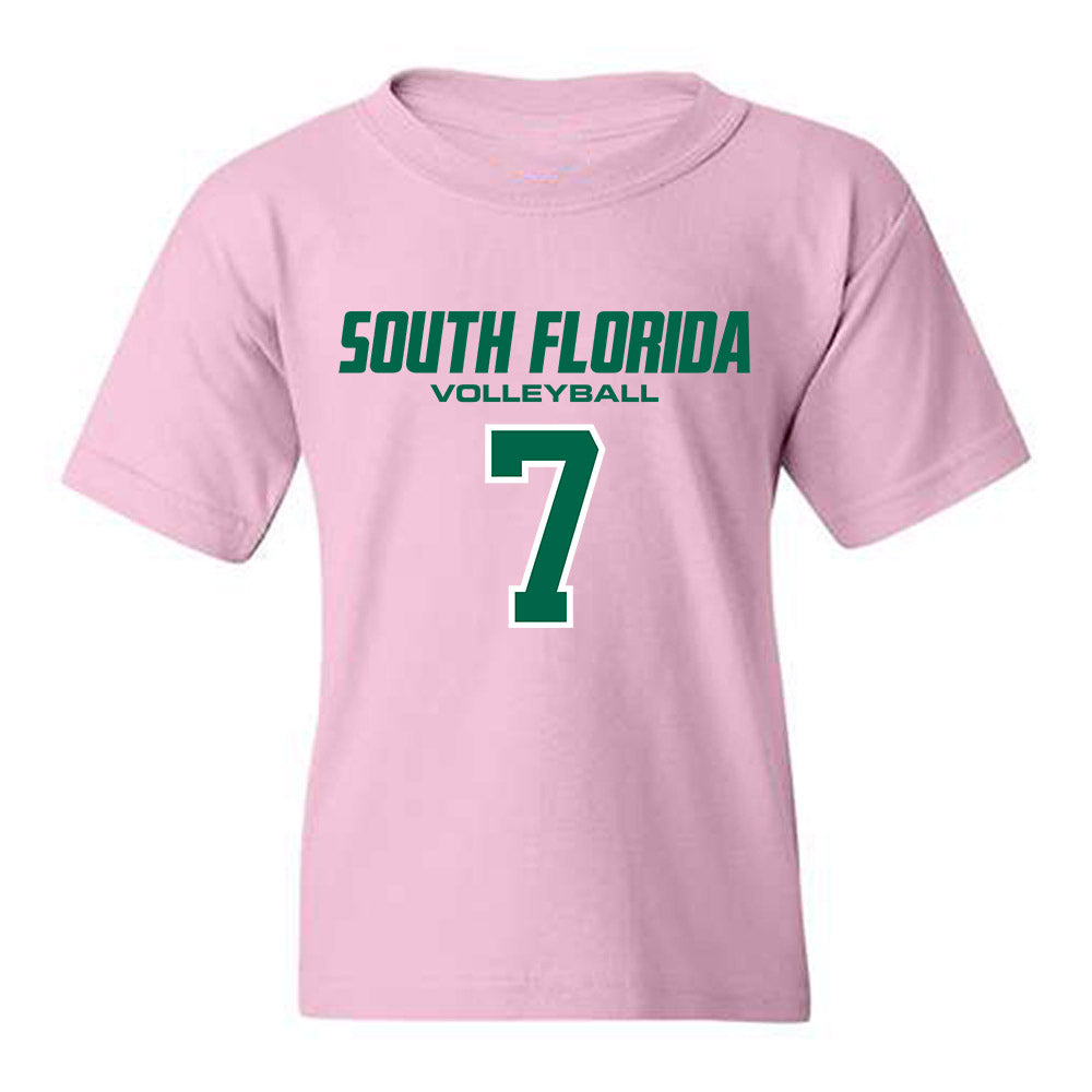 USF - NCAA Women's Volleyball : Imani Hartfield - Youth T-Shirt-0