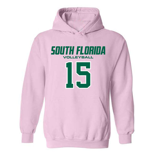 USF - NCAA Women's Volleyball : Amelia Wass de Czege - Hooded Sweatshirt-0