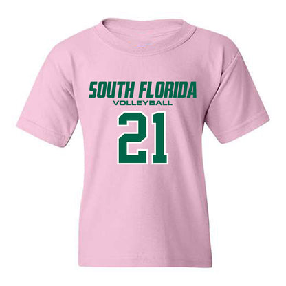 USF - NCAA Women's Volleyball : Naiya Sawtelle - Youth T-Shirt-0