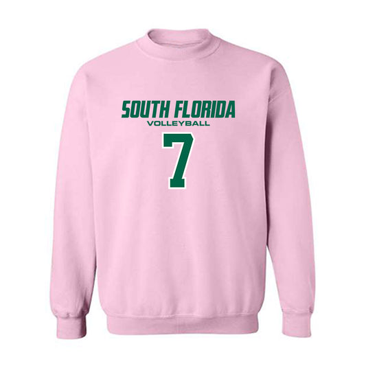 USF - NCAA Women's Volleyball : Imani Hartfield - Crewneck Sweatshirt-0