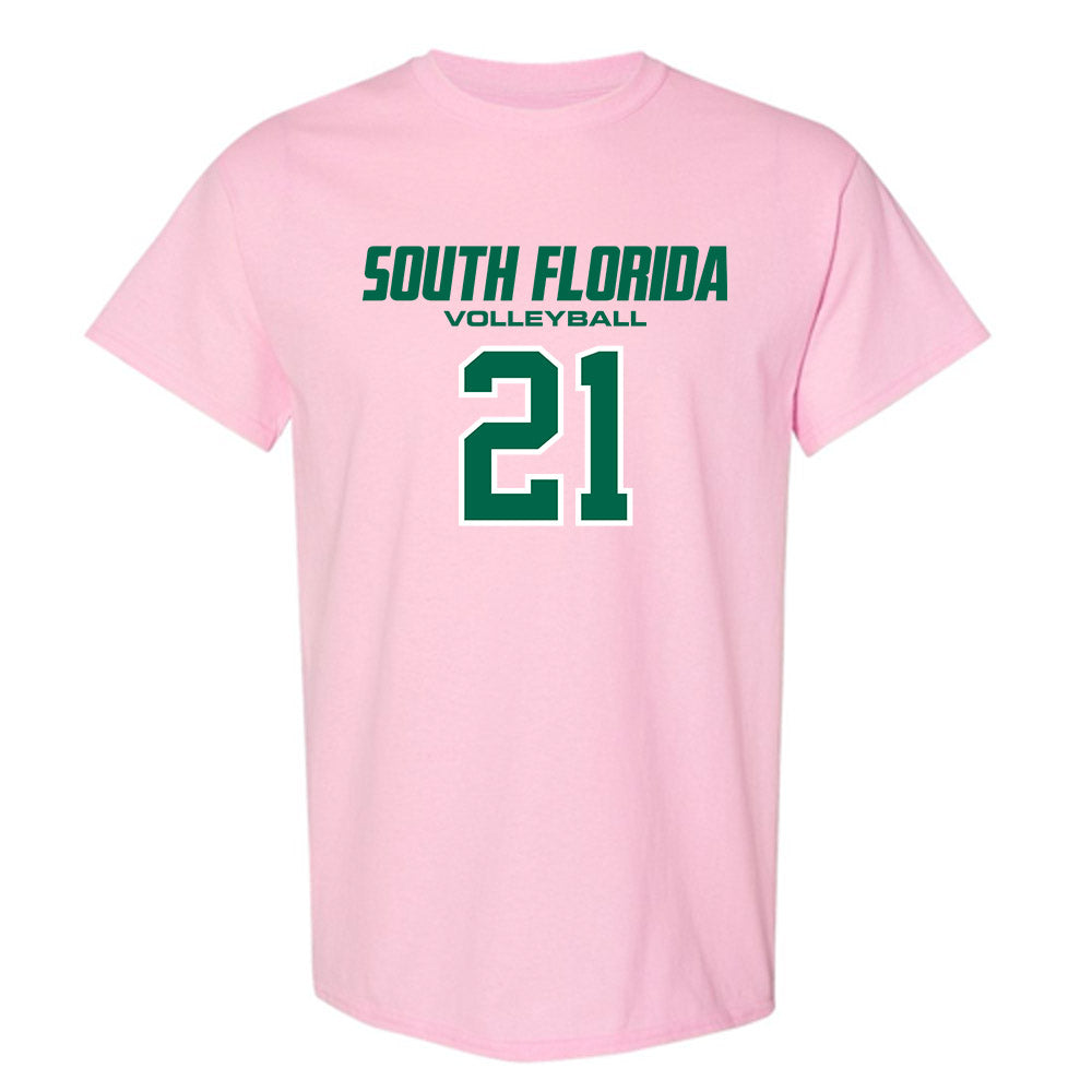 USF - NCAA Women's Volleyball : Naiya Sawtelle - T-Shirt-0