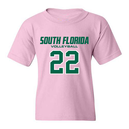 USF - NCAA Women's Volleyball : Ally Cavanaugh - Youth T-Shirt-0