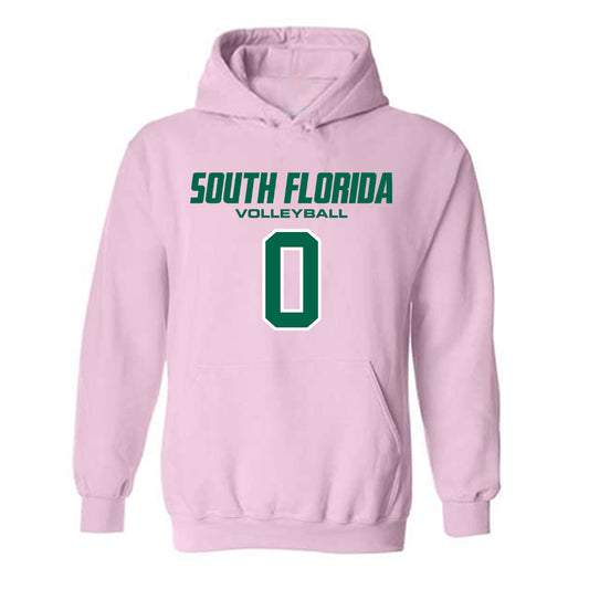 USF - NCAA Women's Volleyball : Samiyah Abdur-rahim - Hooded Sweatshirt-0