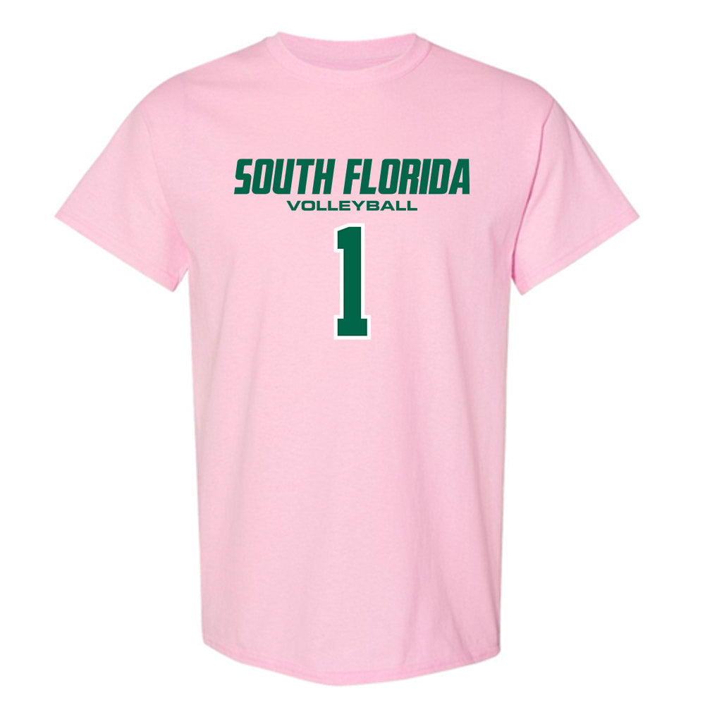 USF - NCAA Women's Volleyball : Lia Schneider - T-Shirt-0